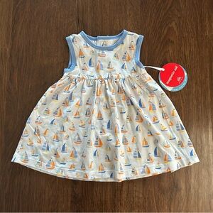 Magnetic Me Modal Baby Dress Good Vibe on the Tide Sailboats